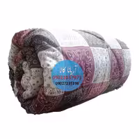 لحاف کرسی آریانا کالا طرح چهل تیکه قرمز سایز 350در350 سانتی متر