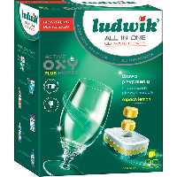 قرص ماشین ظرفشویی لودویک مدل All In One بسته 90 عددی