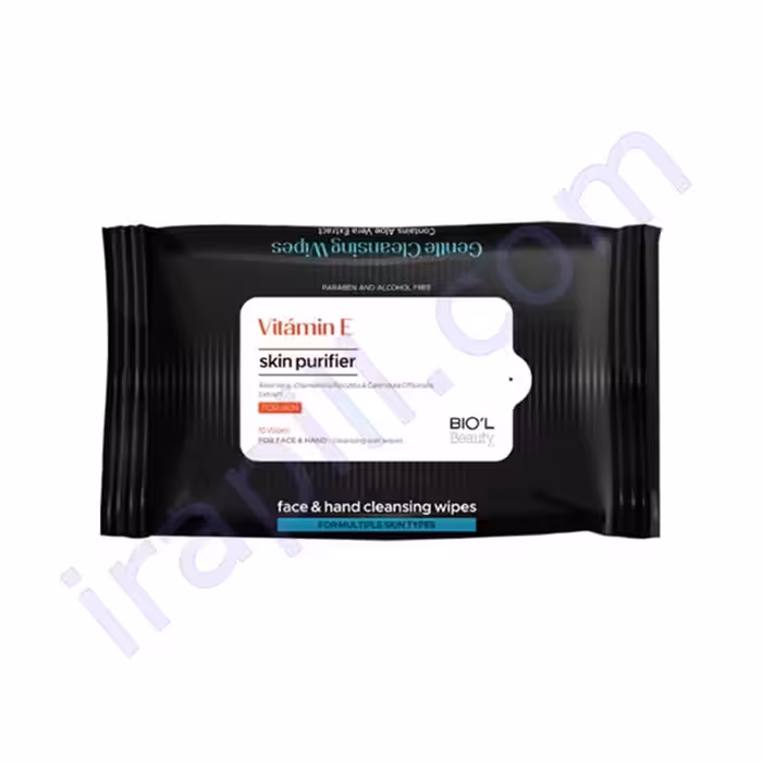 دستمال مرطوب ضد باکتری دست و صورت آقایان بیول 10 عددی