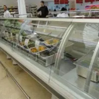 یخچال جزیره شیشه خم 