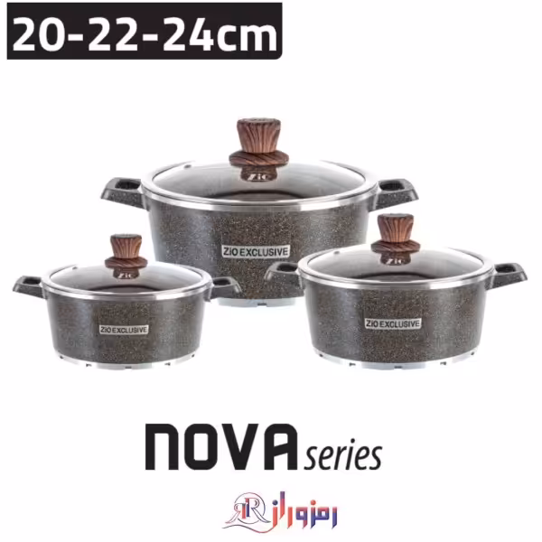 سرویس قابلمه 6 پارچه زیو مدل Z-8400-24