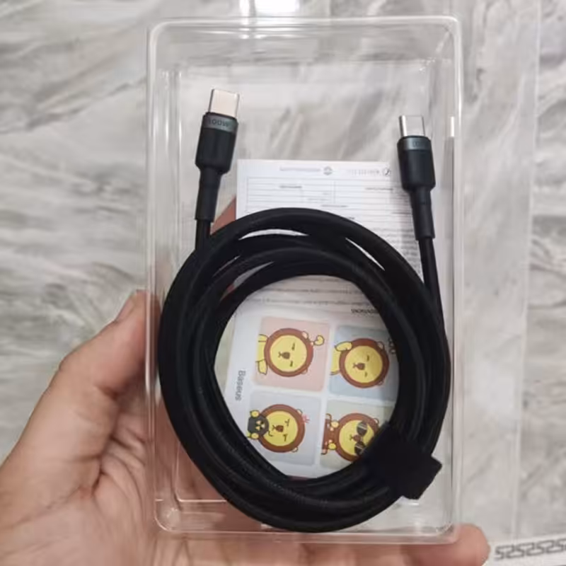 کابل سوپر فست شارژ  100 وات Baseus CATKLF-ALG1 Cafule Series (طول 2 متر)