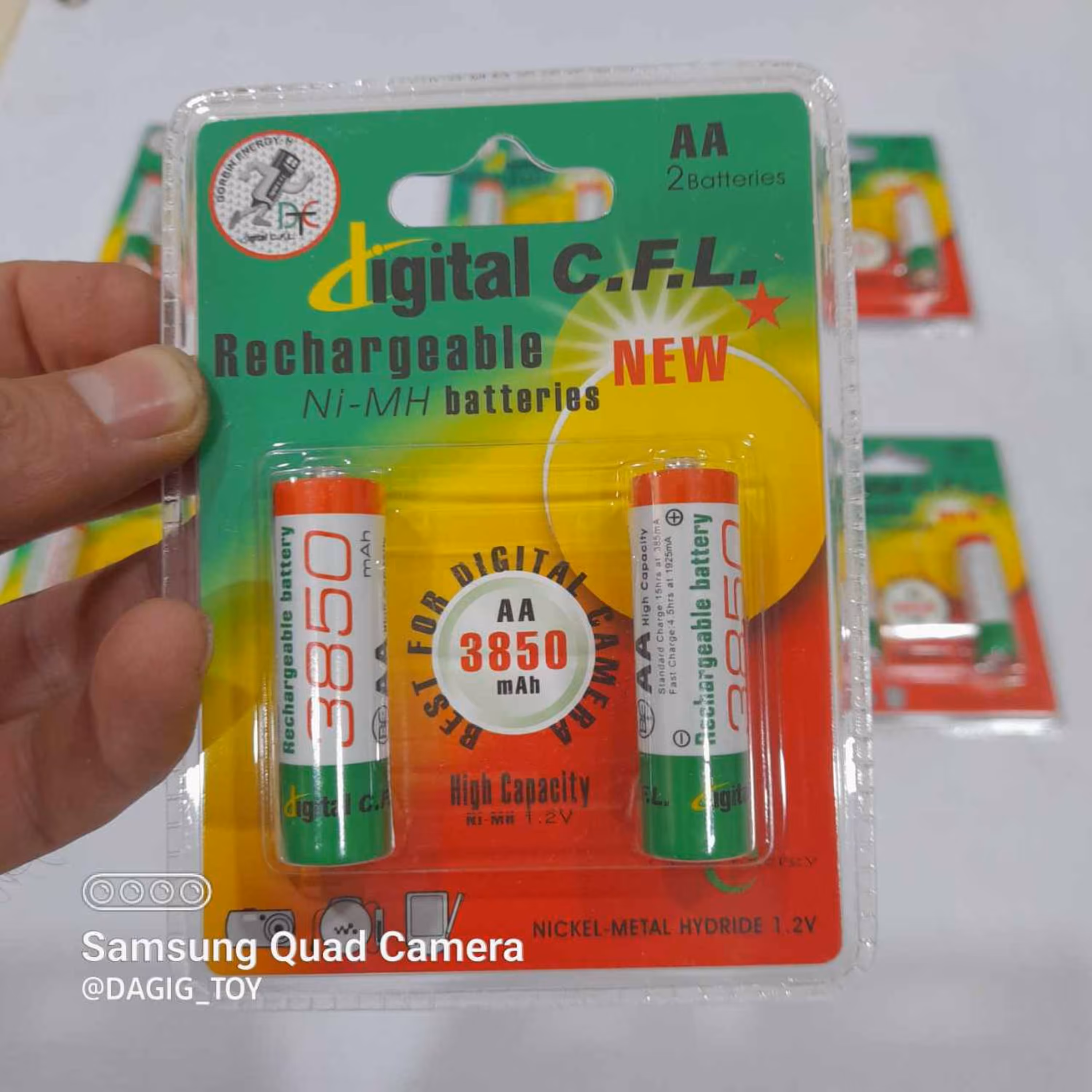 خرید باتری قلمی قابل شارژ  3850 میلی آمپر به قیمت بسیار مناسب