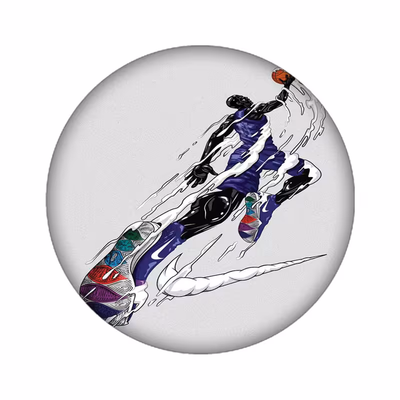 استیکر تزئینی موبایل مدل بسکتبالیست کد 2065