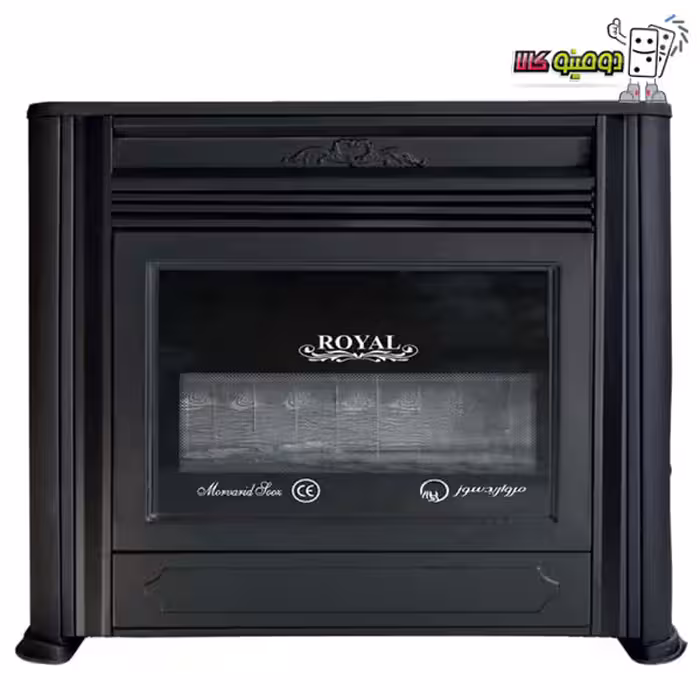 خرید بخاری گازی مروارید سوز طرح شومینه رویال مدل 12000 - دومینو کالا