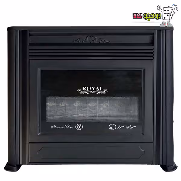 خرید بخاری گازی مروارید سوز طرح شومینه رویال مدل 12000 - دومینو کالا