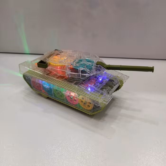 اسباب بازی تانک موزیکال مدل چرخ دنده ای کد FS238-3A