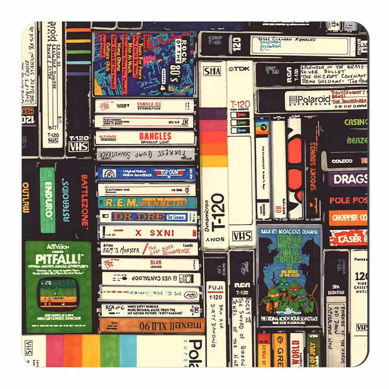 	 مگنت طرح نوار کاست و نوار VHS کد NIM3096 