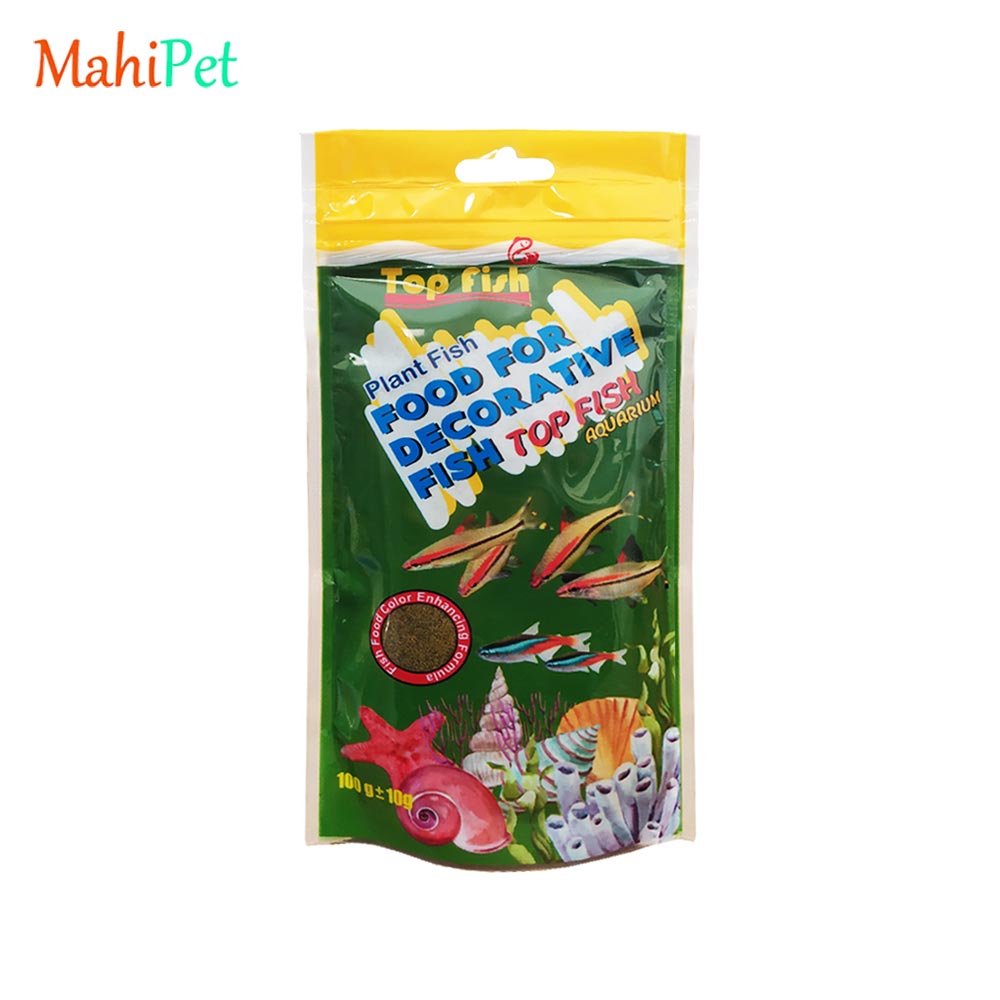 غذای ماهی تاپ فیش مدل Plant Fish وزن 100 گرم