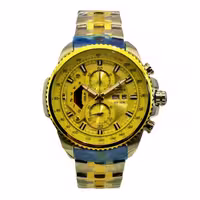 CASIO Edifice EF-558 ادیفایس 4 موتوره کرنوگراف ساخت ژاپن دو تقویم فول استیل