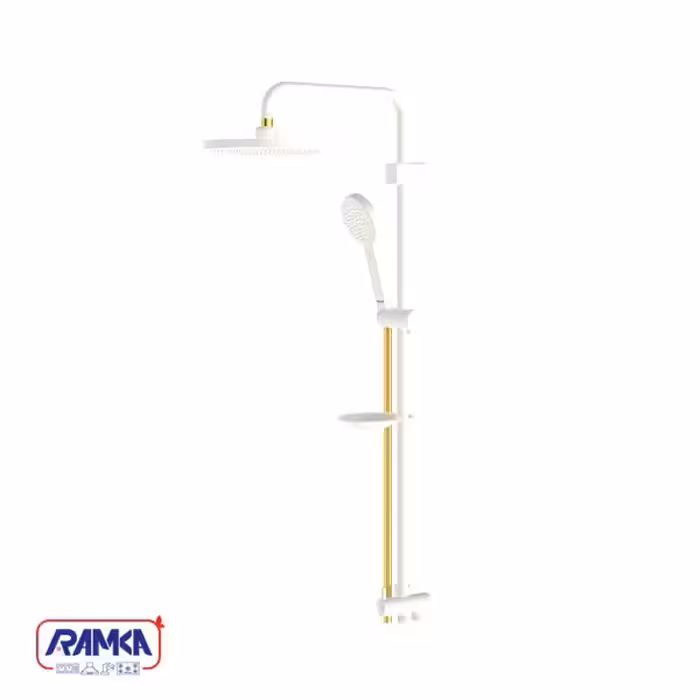 علم دوش شودر مدل دکو شیری طلایی