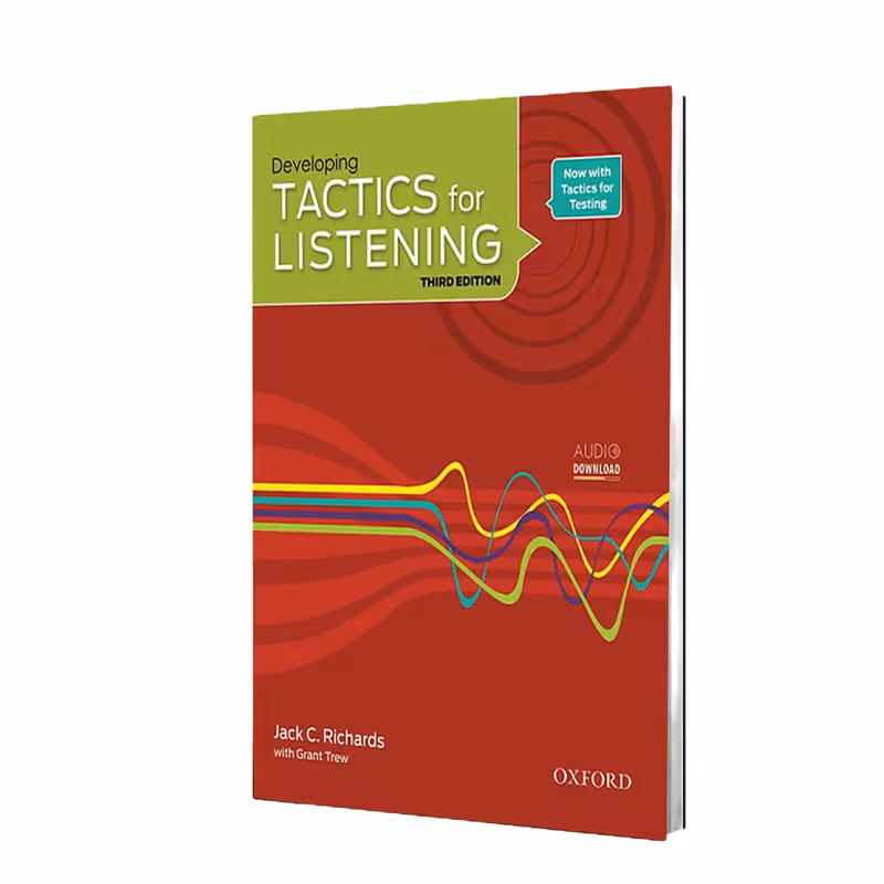 کتاب Tactics for Listening Developing اثر Jack C.Richards and Grant Trew انتشارات آریونا