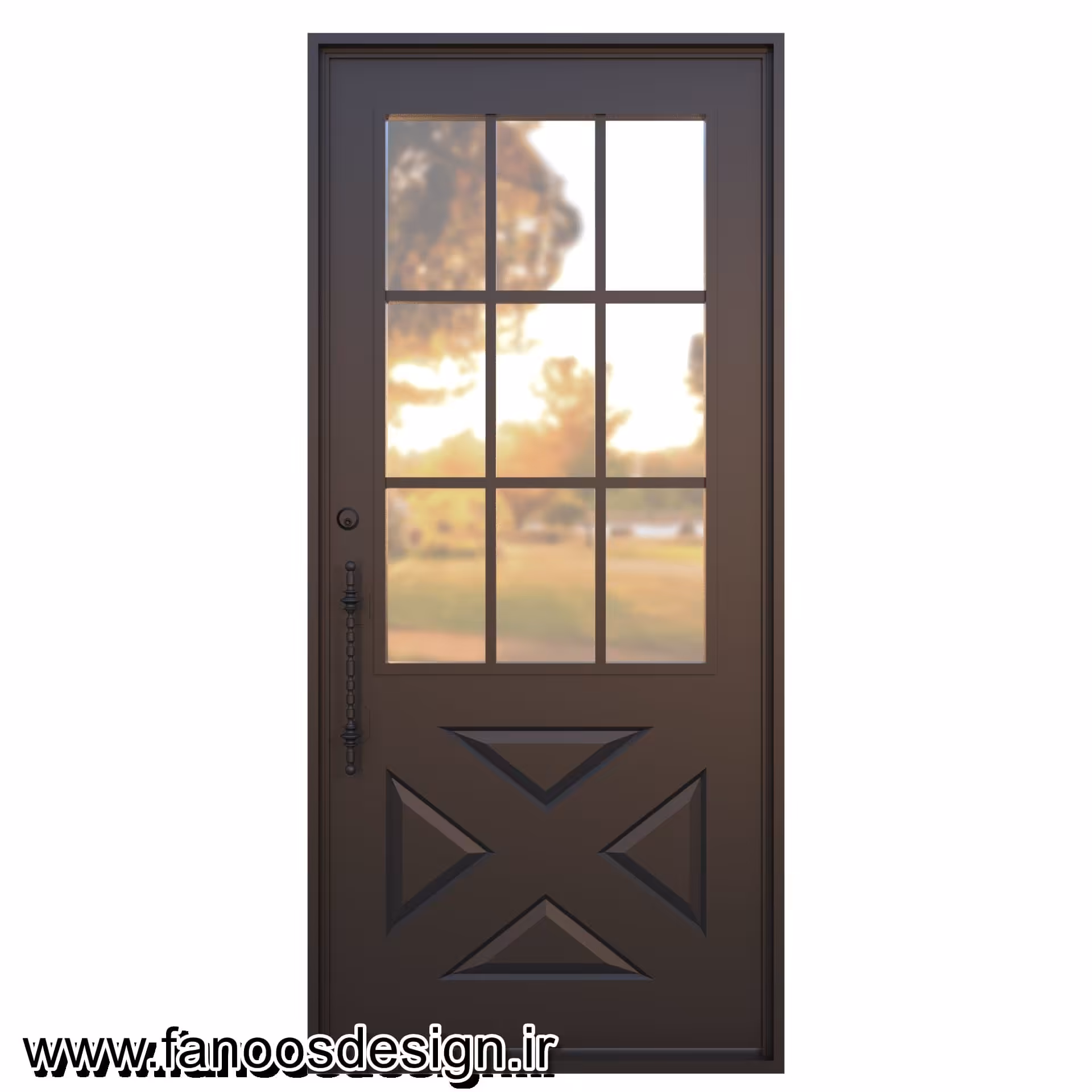 درب نفررو لابی آهنی کد 30715