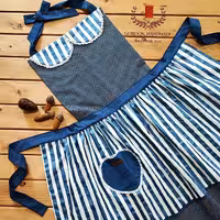 پیشبند آشپزخانه دامن چیندار ضدآب 