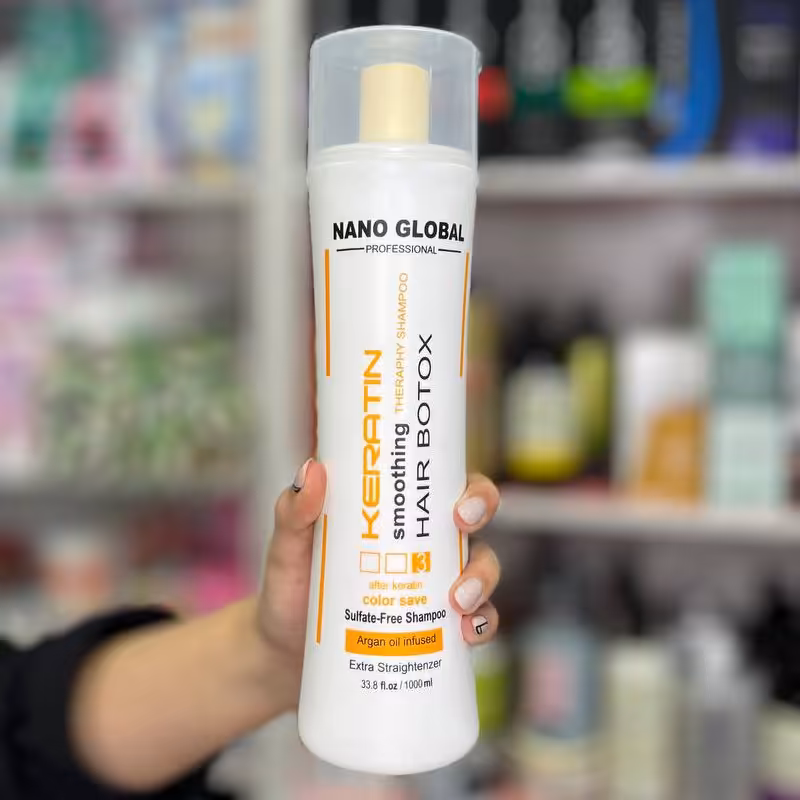 شامپو نانو گلوبال سفید 1 لیتری (بدون سولفات) 