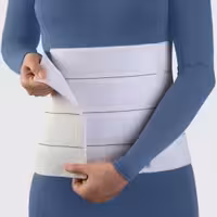 شکم بند پل دار سفید Elastic Abdominal Binder
