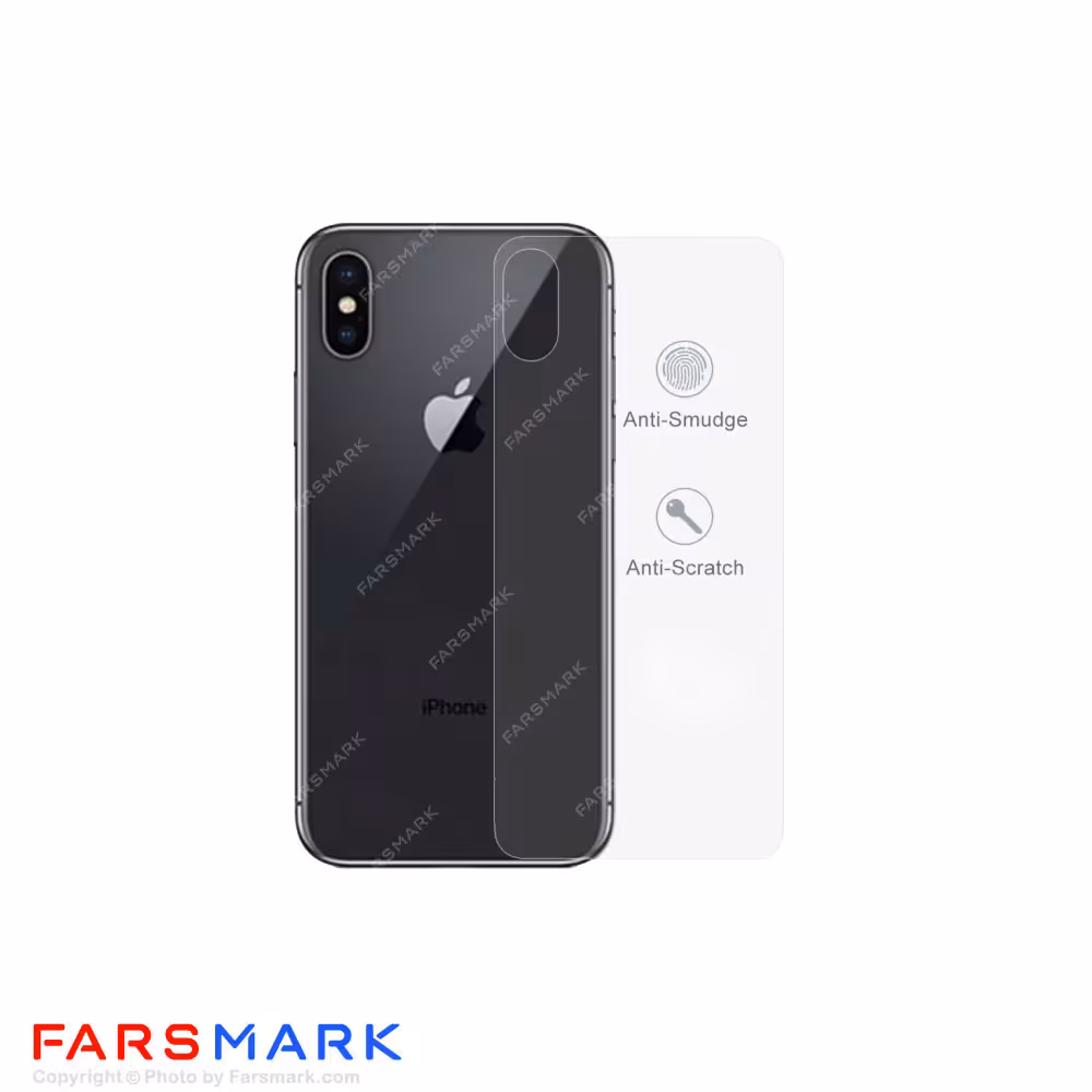 برچسب محافظ پشت گوشی آیفون Apple iPhone XS