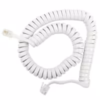 بند فنری تلفن سفید