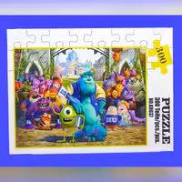 پازل ساختنی 300 قطعه کینگ طرح کارخانه ی هیولاها