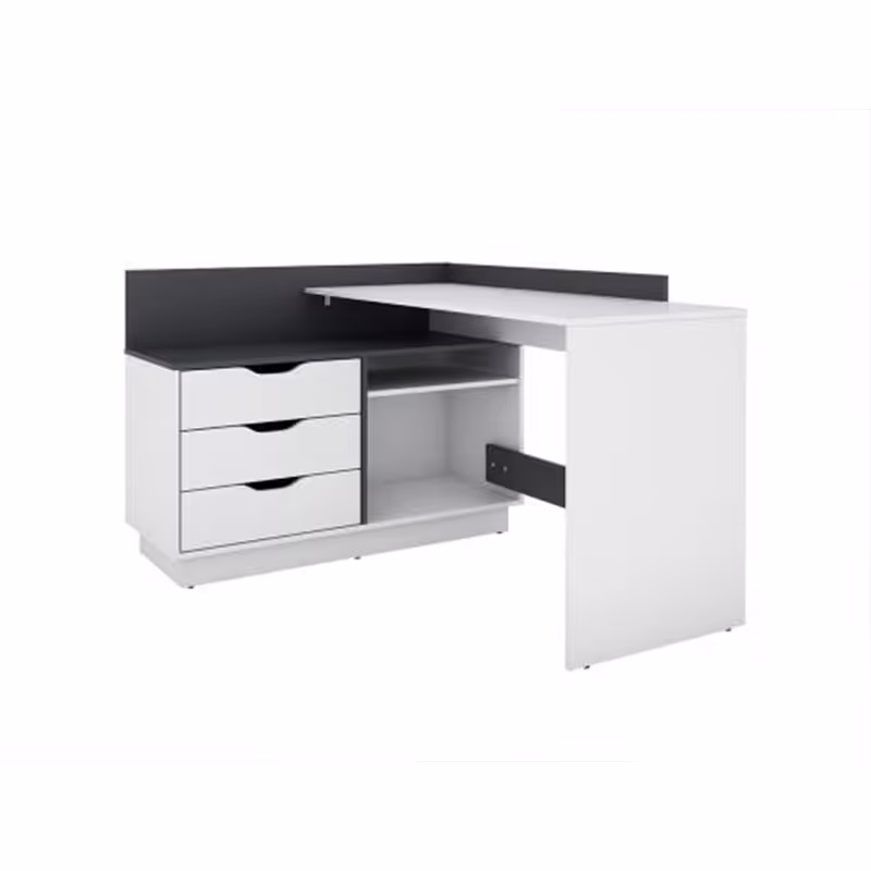 میز کامپیوتر حرفه ای ال شکل MC41