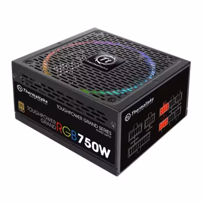 قیمت و خرید پاور کامپیوتر 750 وات تمام ماژولار ترمالتیک Toughpower Grand RGB Gold | یاس ارتباط
