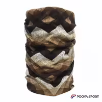 دستمال سرو گردن اسکارف Scarf نخی قهوه ای خارجی