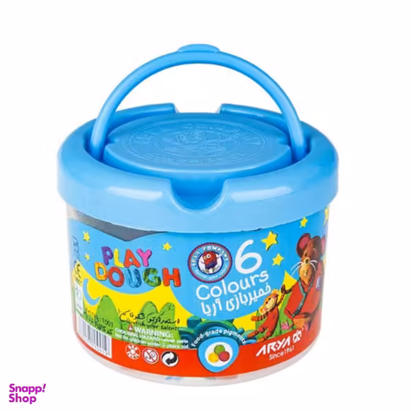خمیربازی 6 رنگ آریا مدل A-1001