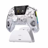 خرید دسته بازی Manba One Interactive Screen Wireless Gaming Controller White با بهترین قیمت