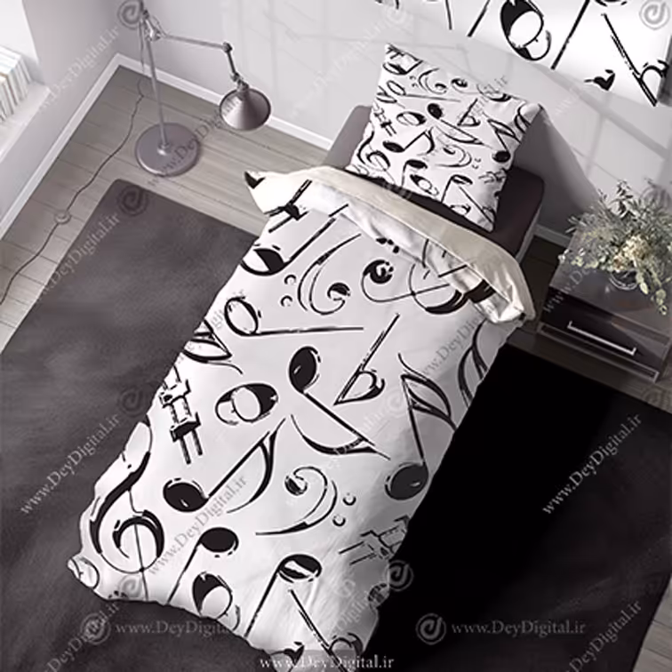 روتختی طرح علامت نت های موسیقی PK-5390