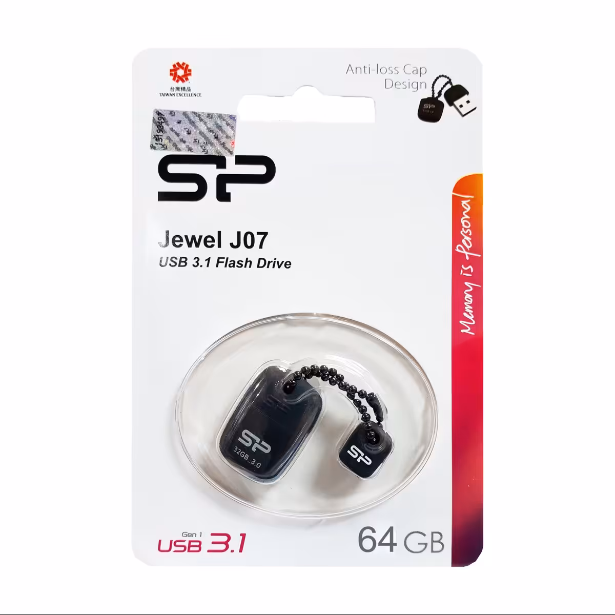 فلش مموری USB 3.1  سیلیکون پاور مدل J07 ظرفیت 64 گیگابایت