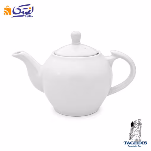 قوری گرد سفید تقدیس سایز 6