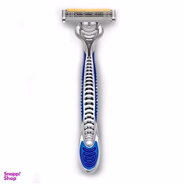 خودتراش ژیلت (Gillette) مدل 3 لبه با تیغه فولاد بسته 3 عددی