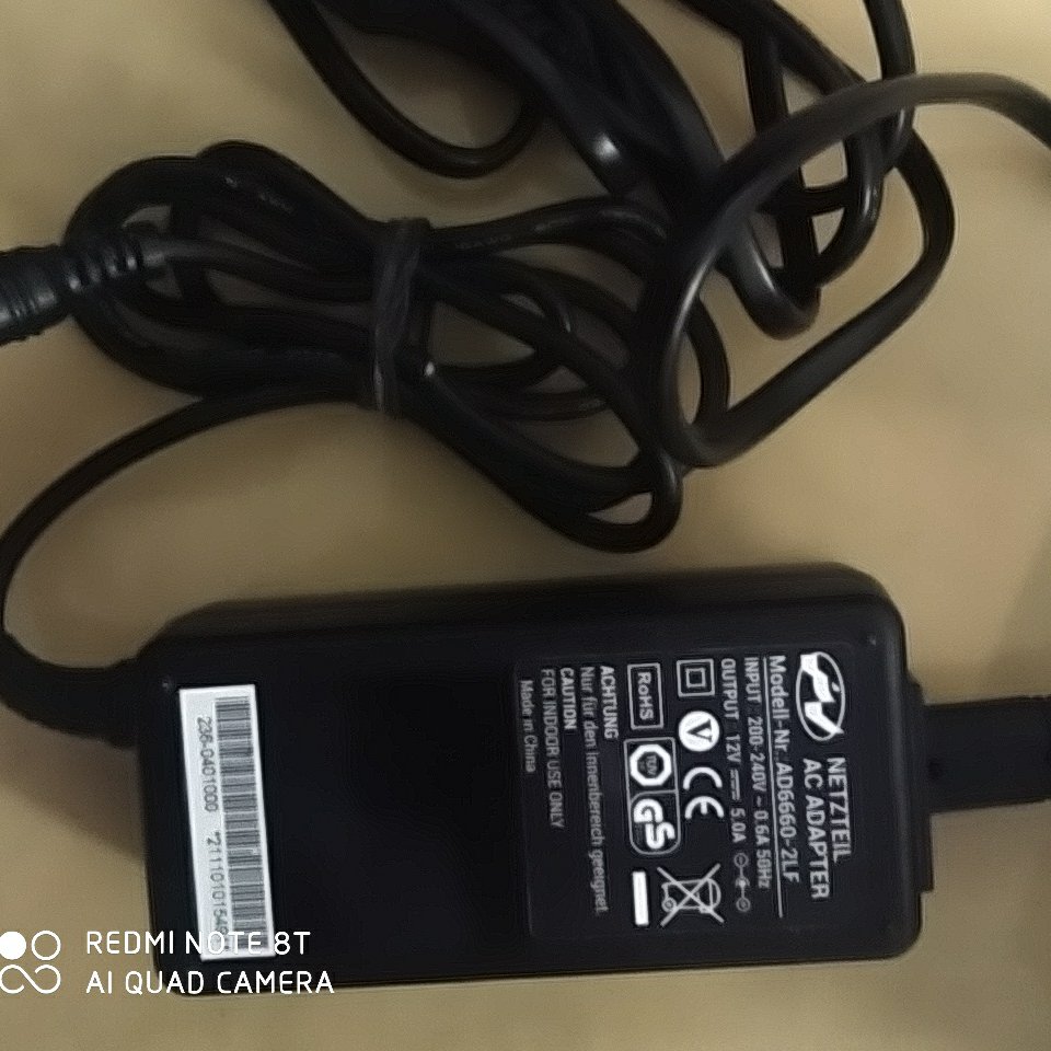 آدابتور 12 ولت 5 آمپر 12V 5A