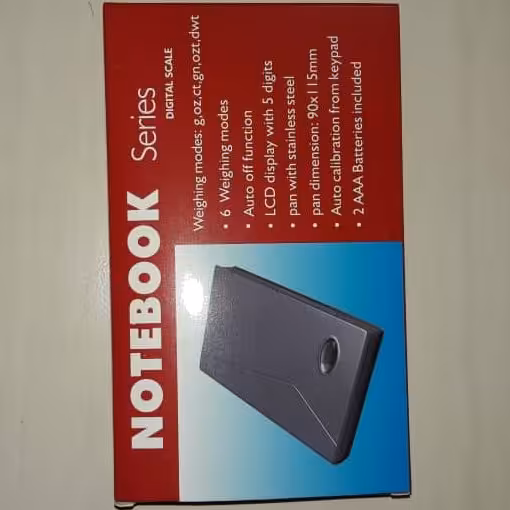 ترازو نوت بوک 2 کیلویی(2000گرم) با دقت یکدهم(دو صفر)