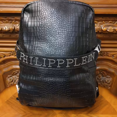 کوله پشتی تمام چرم فیلیپ پلین philip plein ایتالیا