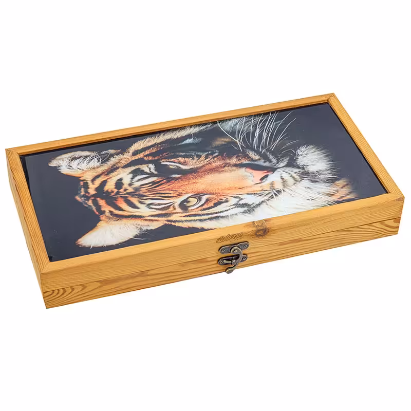 تخته نرد صادراتی طرح ببر