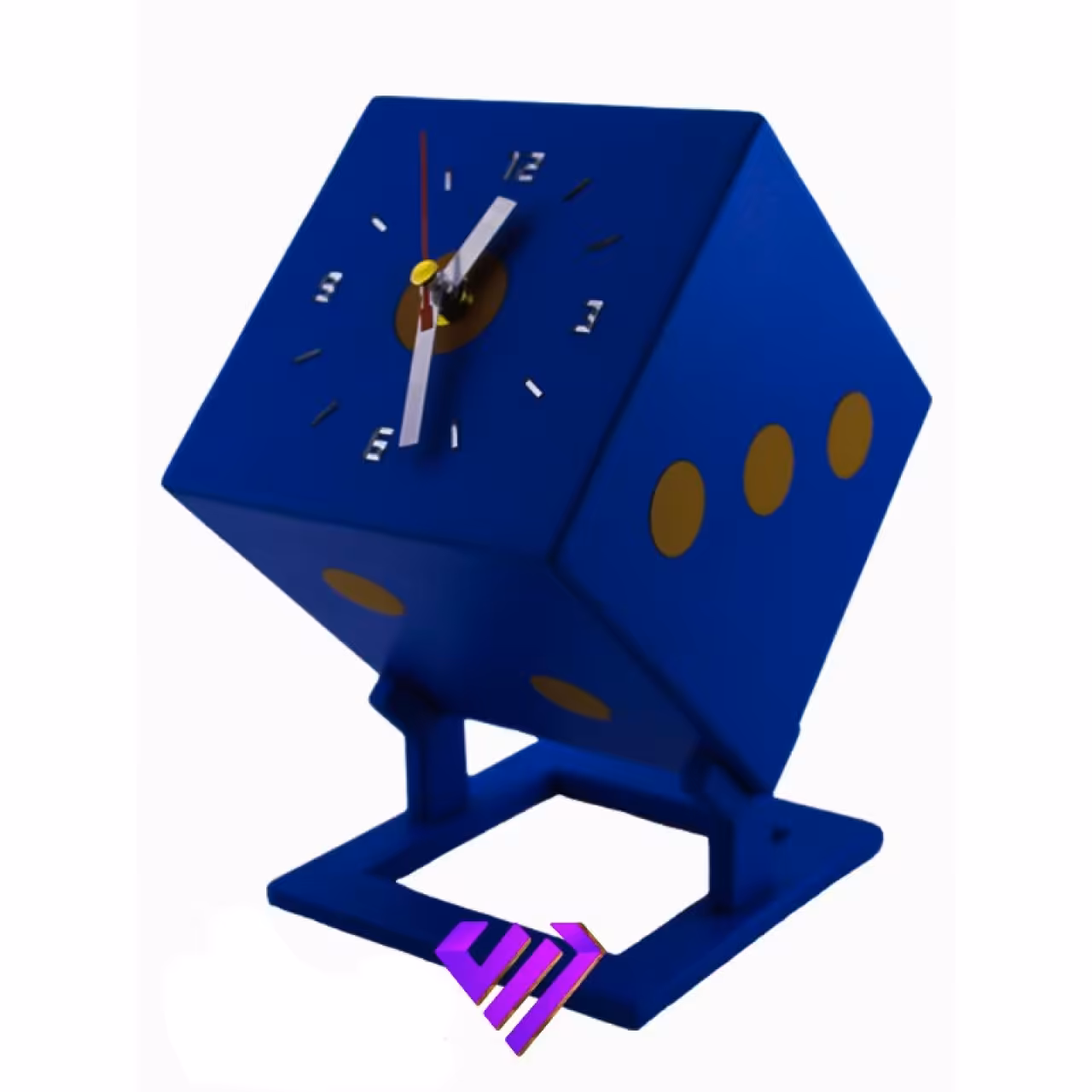 ساعت رومیزی طرح تاس ( دال )