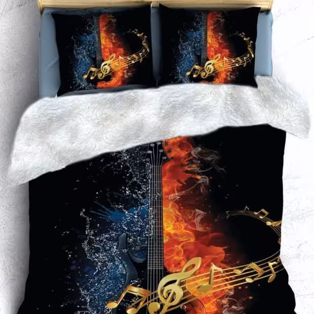 روتختی یکنفره سه بعدی طرح گیتار تُرک