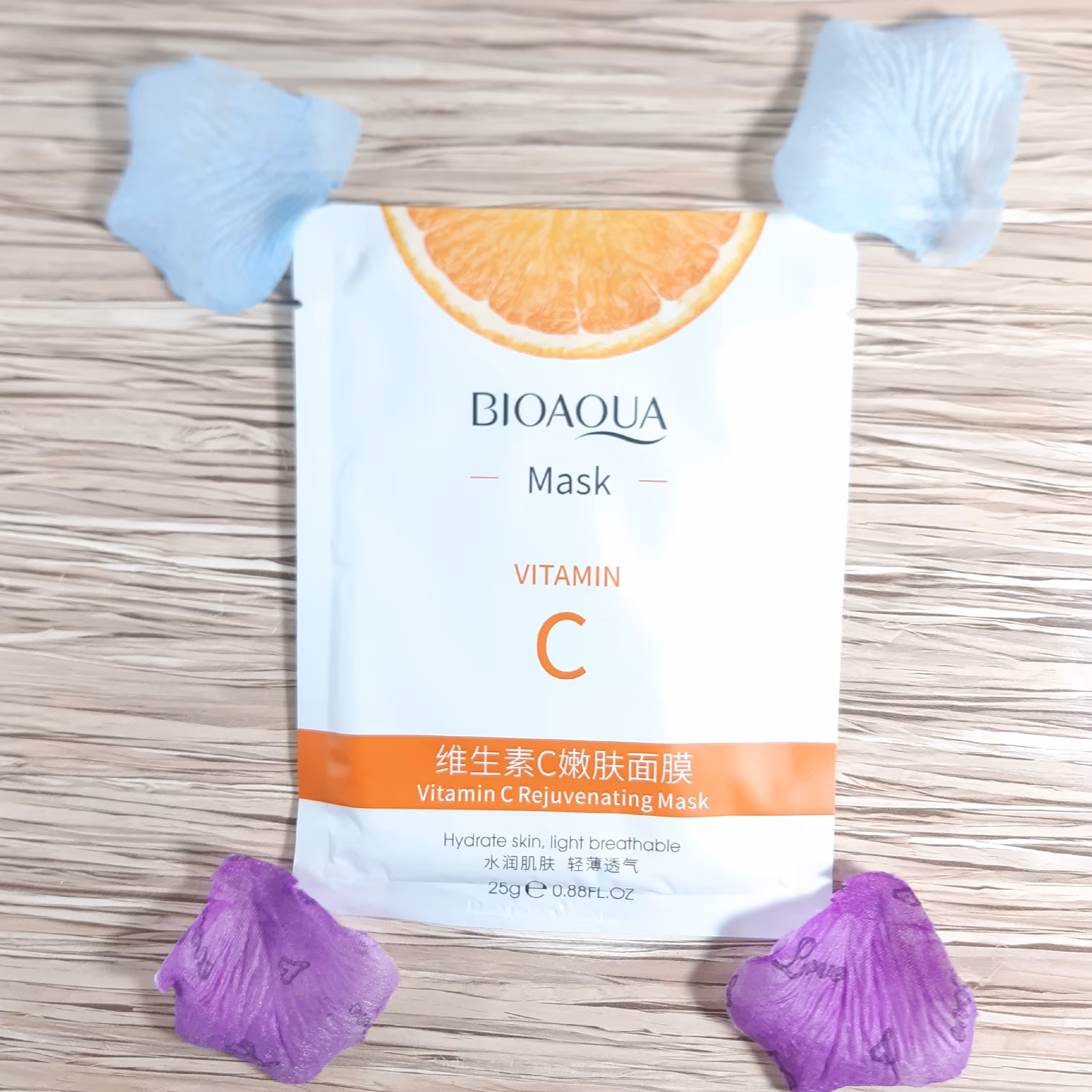 ماسک ورقه ای صورت ویتامین سی بیوآکوا(آرایشی بهداشتی الماس)