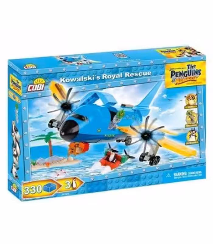 اسباب بازی ساختنی مدل پنگوئن ها- فرار کوالسکی Cobi Penguins Kowalski's Royal Rescue