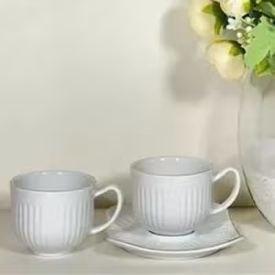 قهوه خوری لمون خط طلا مربع