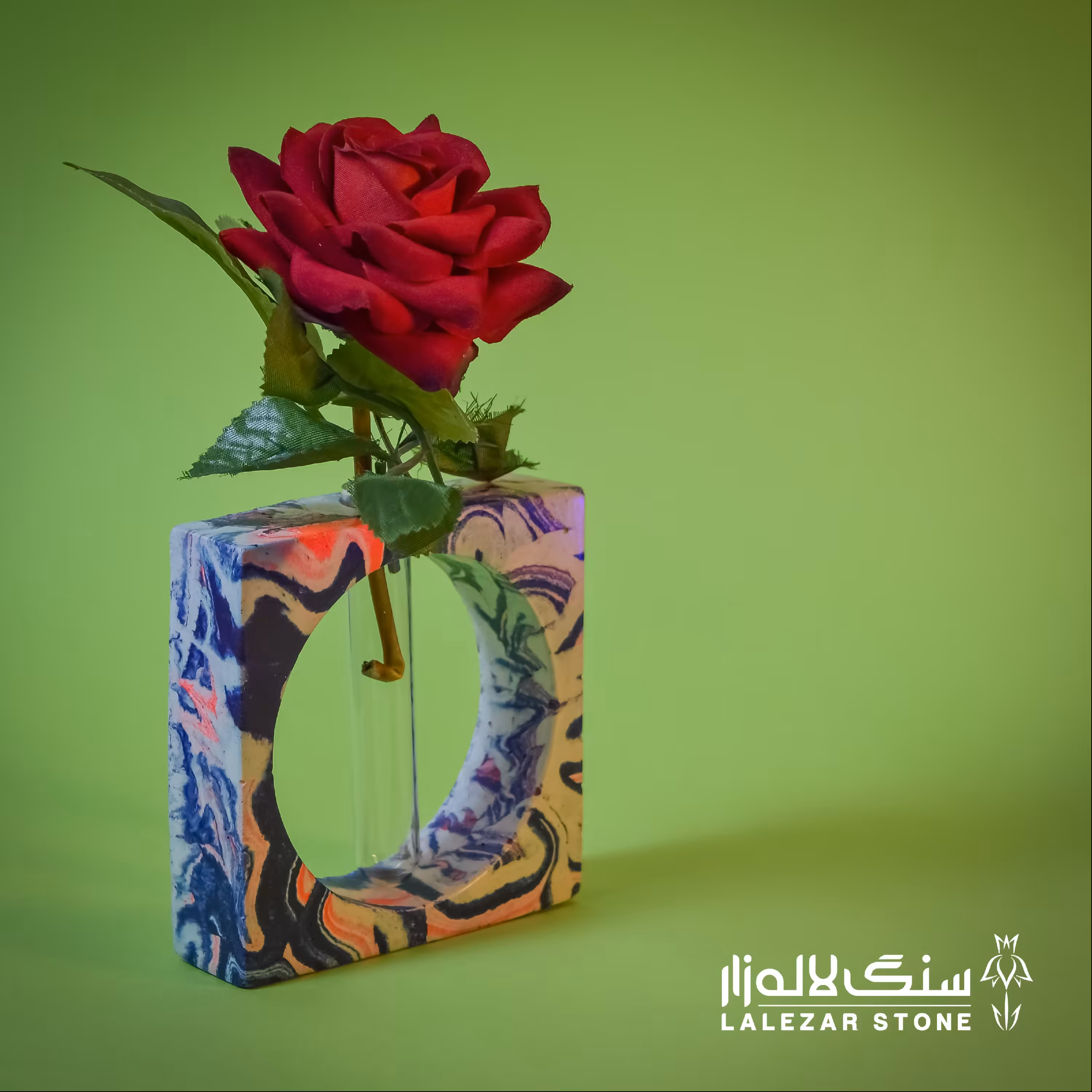 گلدان دیواری(گلجای) سنگی(مصنوعی)