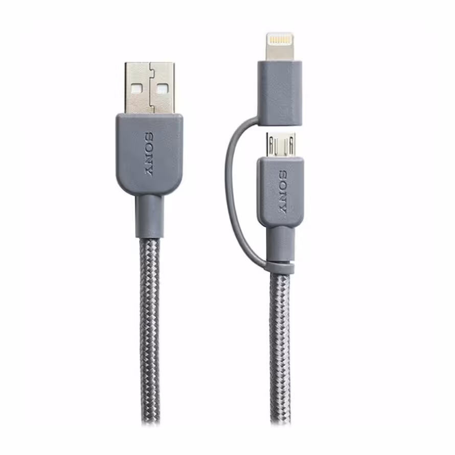 کابل تبدیل 1.5 متری Lightning/Micro USB سونی CP-ABLP150 Gray
