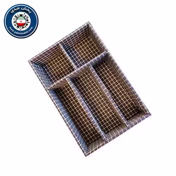 جا قاشقی حصیری کابینتی مدل 5 خانه