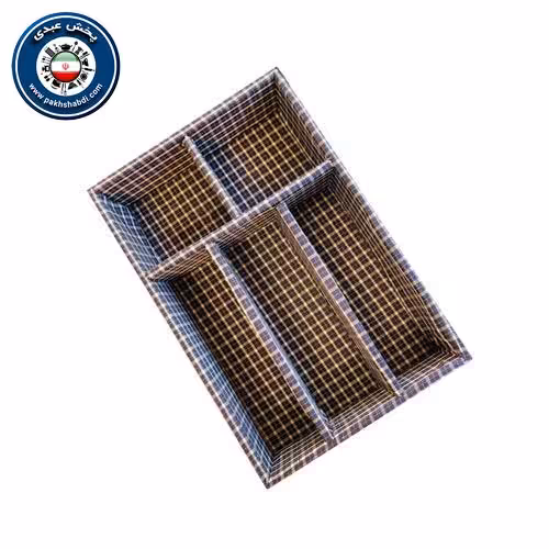 جا قاشقی حصیری کابینتی مدل 5 خانه