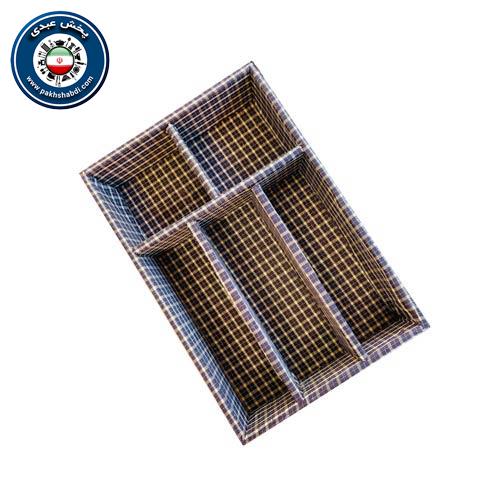 جا قاشقی حصیری کابینتی مدل 5 خانه