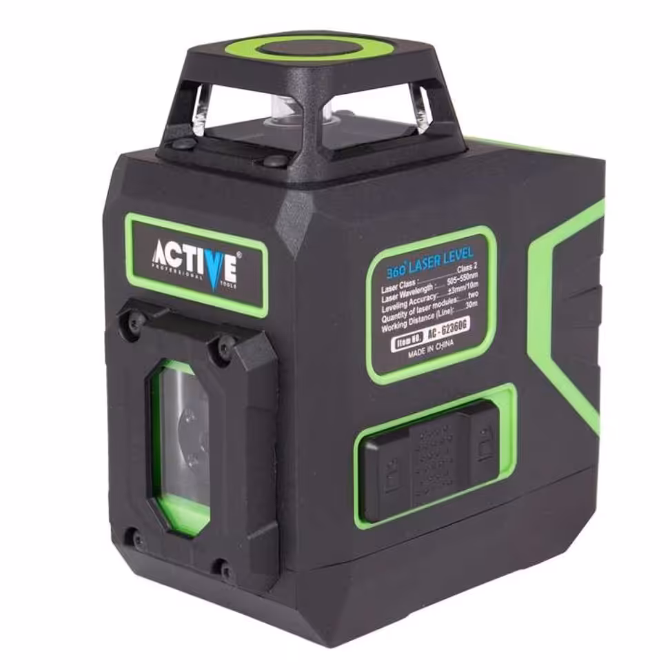 تراز لیزری شارژی نور سبز  360 درجه اکتیو مدل 62360G