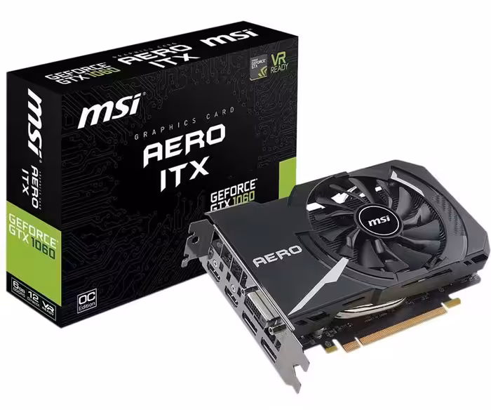 کارت گرافیک ام اس آی مدل جی تی ایکس 1060 آئرو آی تی ایکس با حافظه 6 گیگابایت