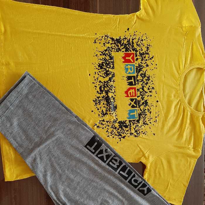 تیشرت و شلوارک برمودا قواره دار