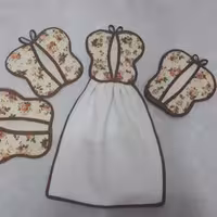 ست 4تکه لوازم آشپزخانه طرح پروانه